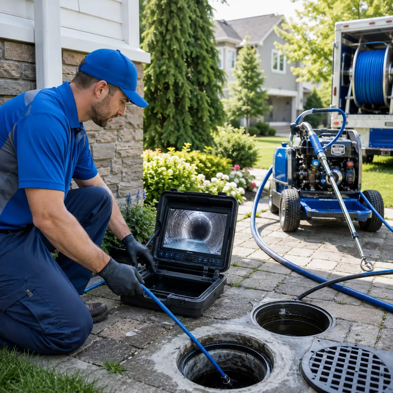 Outdoor drain cleaning professionals serving Lewis, NY